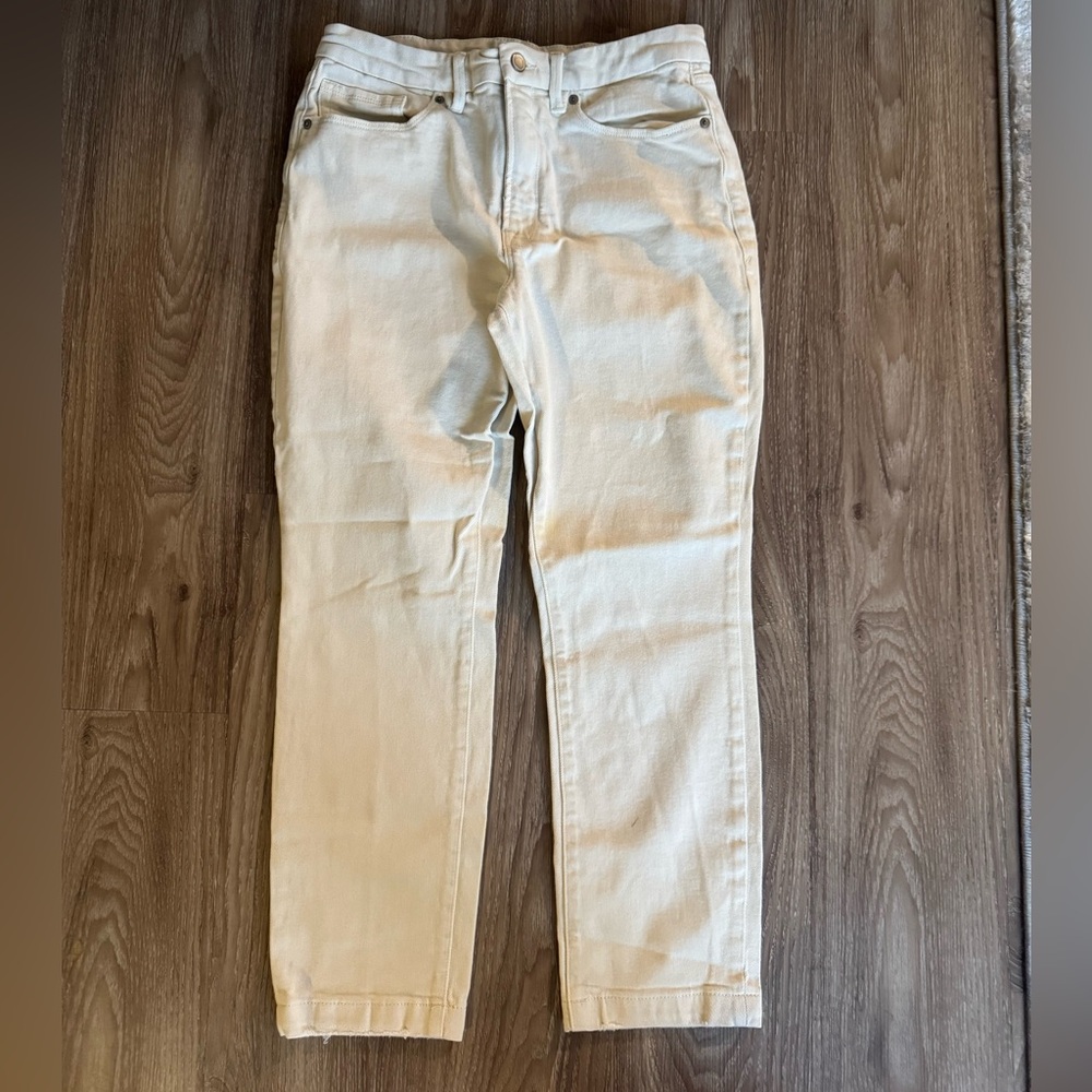 Good American White Denim Pants